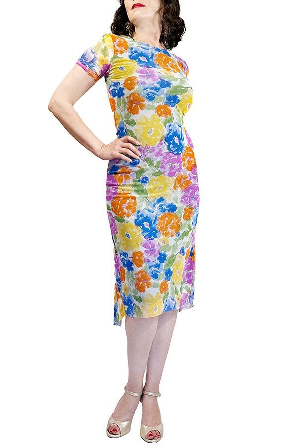 bright floral NINA tango dress - Atelier Vertex