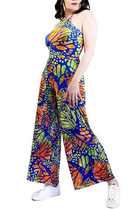 butterfly wing wide - leg tango jumpsuit - Atelier Vertex