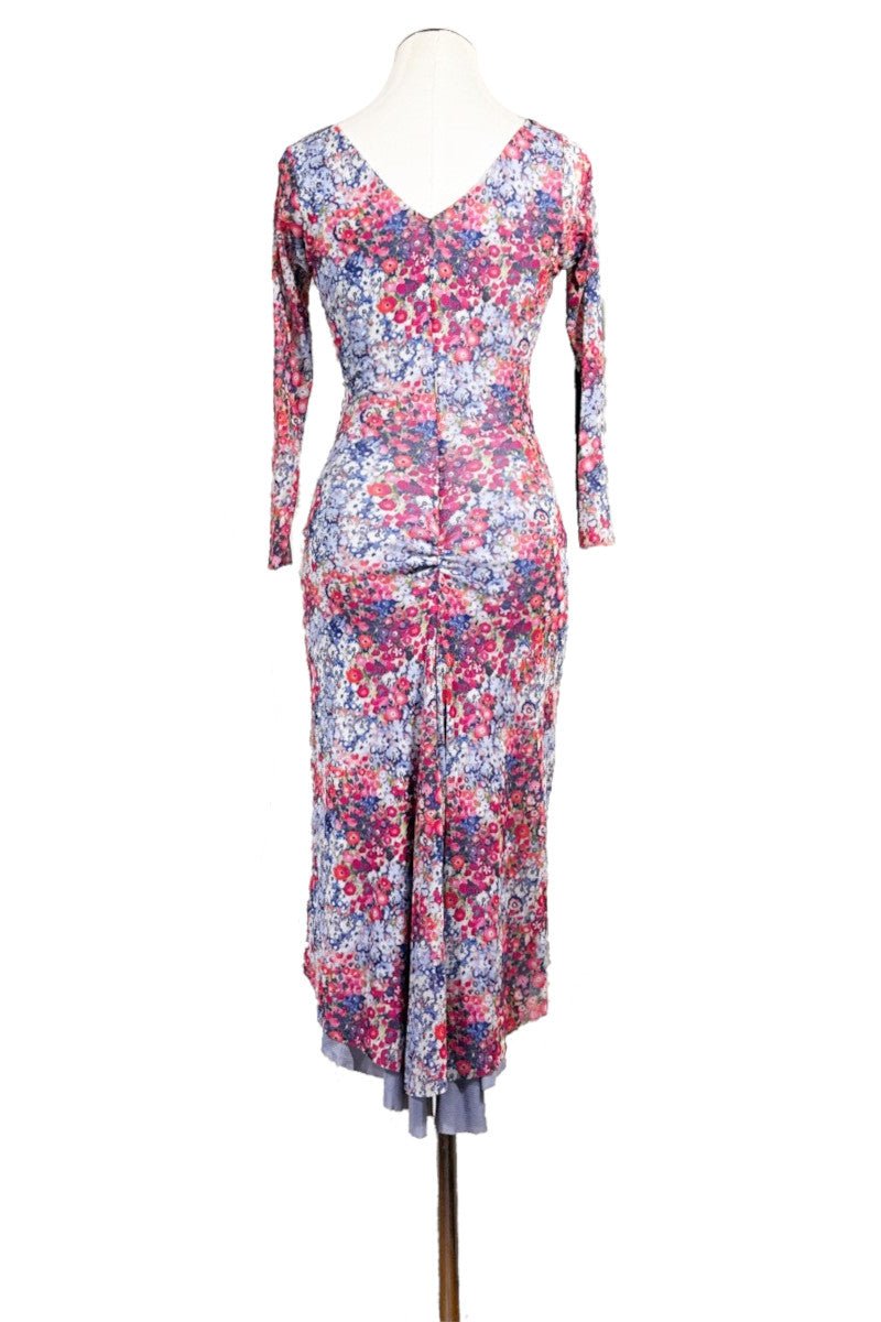 floral confetti NINA tango dress with sleeves - Atelier Vertex