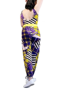 funky plaid tango jumpsuit - Atelier Vertex