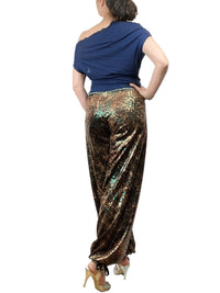 peacock velvet tango pants - Atelier Vertex