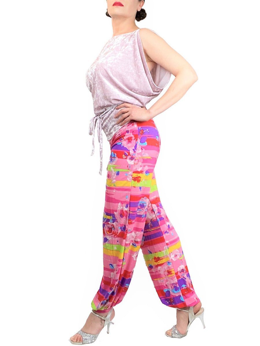 pink roses tango pants - Atelier Vertex