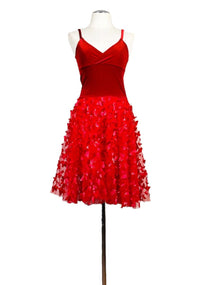 red butterflies and velvet tango dress - Atelier Vertex