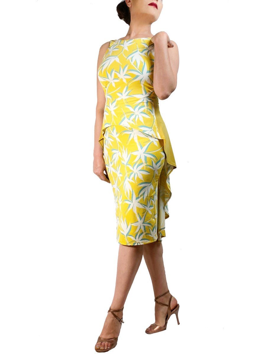 sunny yellow CRISTINA tango dress - Atelier Vertex