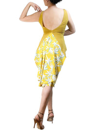 sunny yellow CRISTINA tango dress - Atelier Vertex