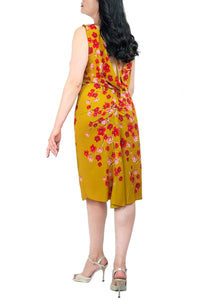 floral & mustard ISABELLE tango dress - Atelier Vertex