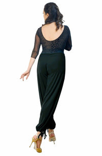 harem-inspired black tango pants - Atelier Vertex