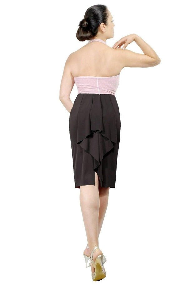 jet black tango skirt with bustle - Atelier Vertex
