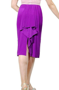 orchid purple tango skirt with bustle - Atelier Vertex