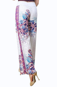 printed lace wide leg tango pants - Atelier Vertex