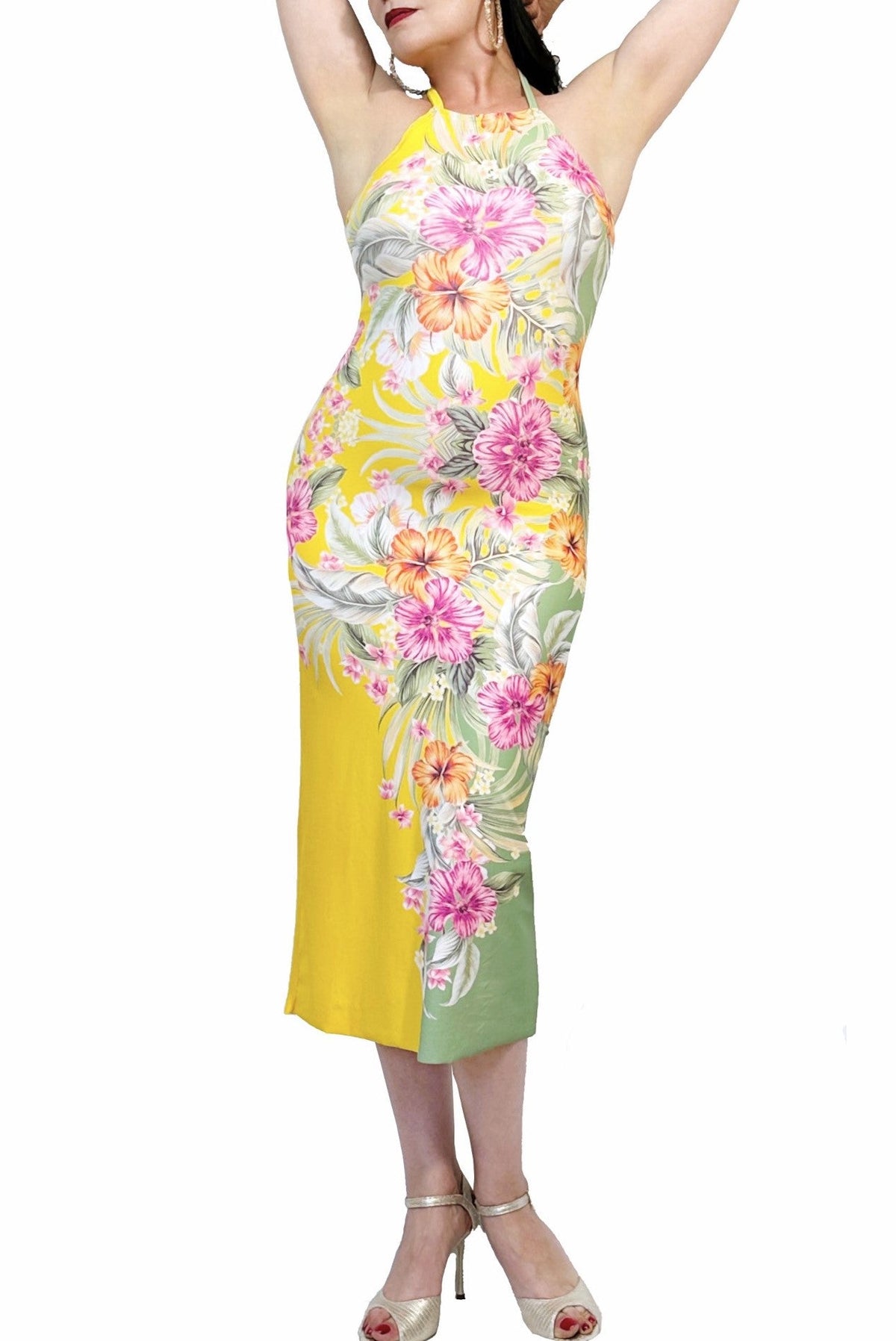 sun-kissed garden tango dress with open back - Atelier Vertex