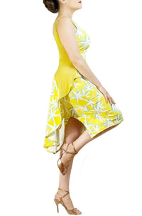 sunny yellow CRISTINA tango dress - Atelier Vertex