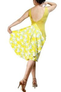 sunny yellow CRISTINA tango dress - Atelier Vertex