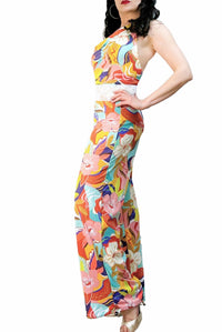 vintage hawaiian halter jumpsuit - Atelier Vertex